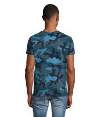 Camiseta personalizable Camuflaje Hombre Manga Corta Cuello Redondo